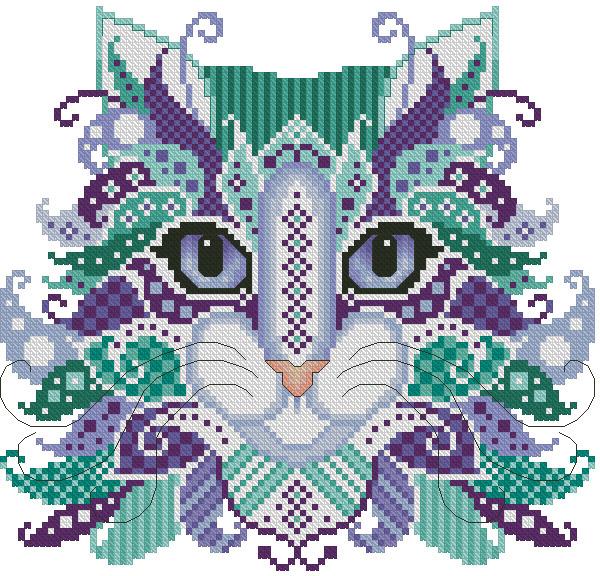 Colorful Cats Mermaid